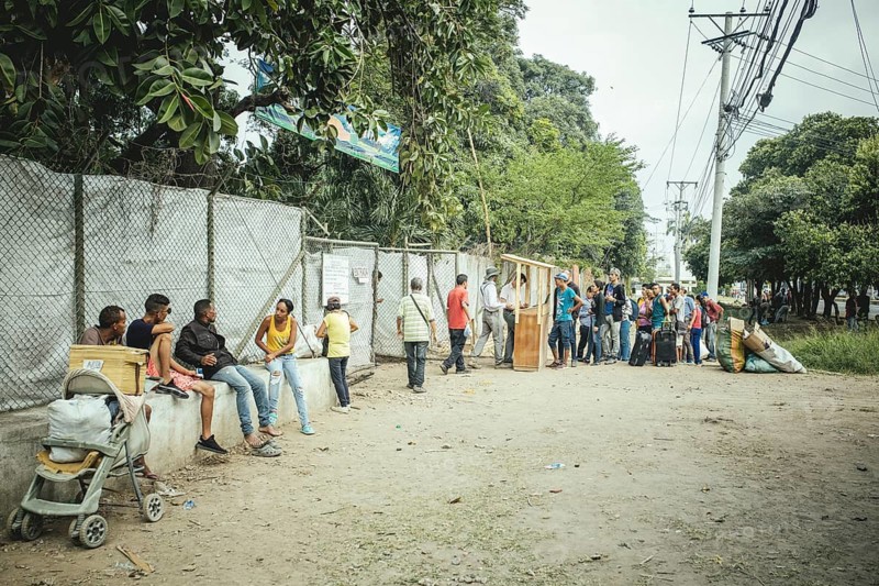 Accommodation for refugees from Venezuela, Cúcuta, Colombia