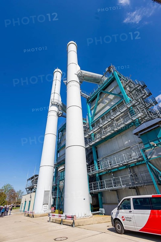 Innovationskraftwerk Dresden-Reick, large heat pump, Dresden, Saxony, Germany