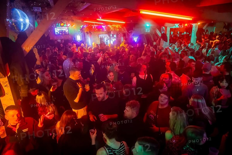 Party in a club in Dresden, Dresden, Saxony, Germany
