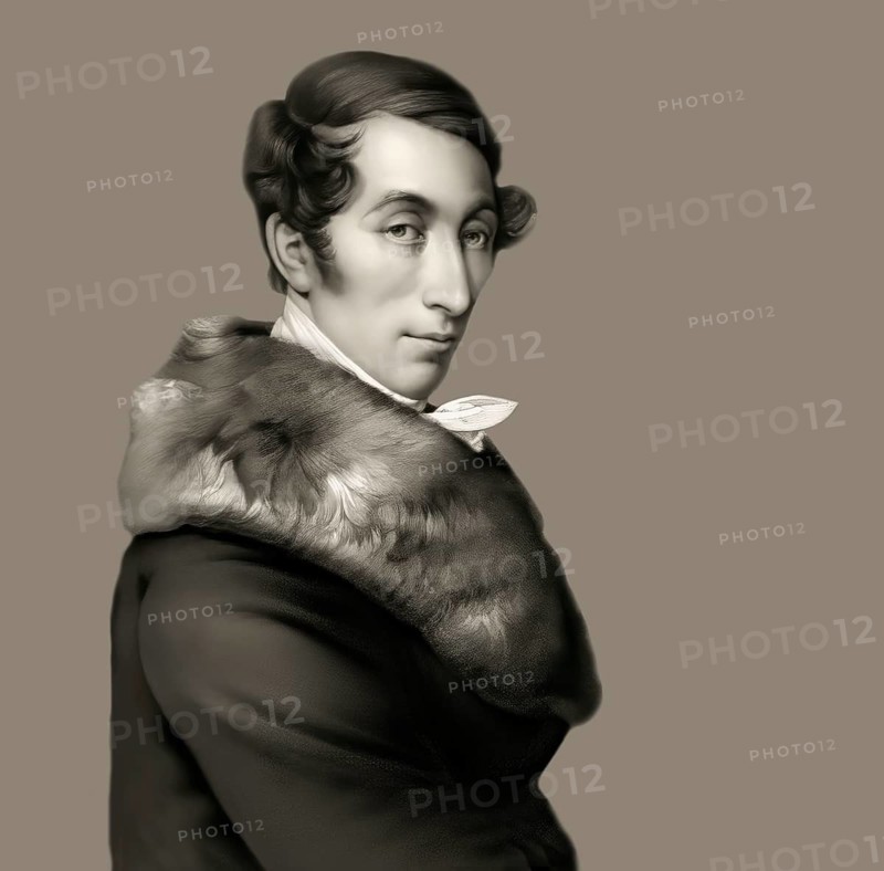 Carl Maria von Weber, 1786 - 1826, German composer, conductor and pianist, digitally edited after a painting by Ferdinand Schimon