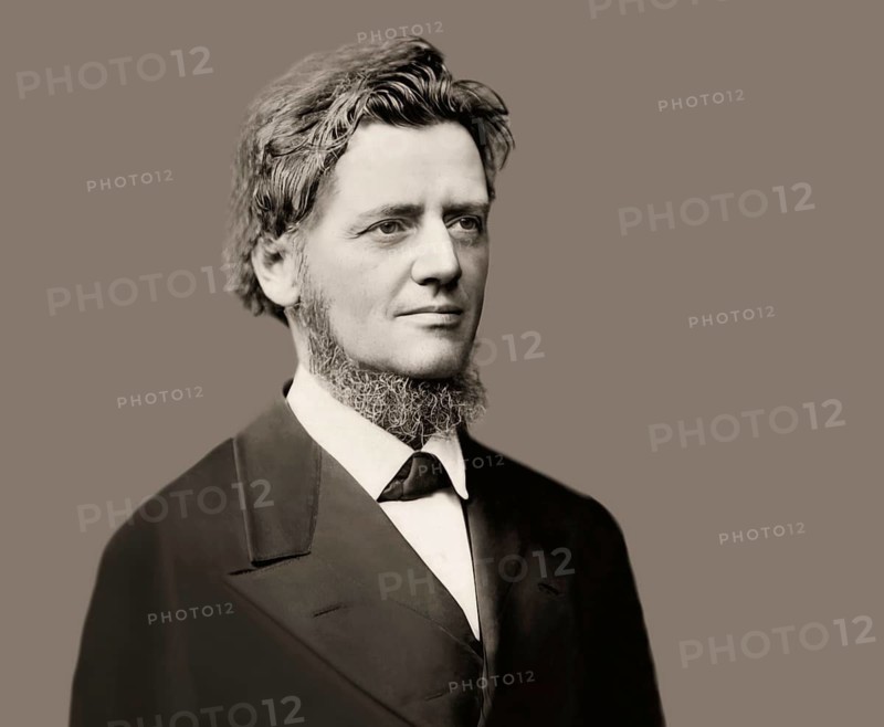 Portrait of Georg Balthazar von Neumayer, Ritter von Neumayer, 1826 – 1909, German polar explorer, geographer and geophysicist, best known for cooperation of meteorology and scientific observations, digitally optimized