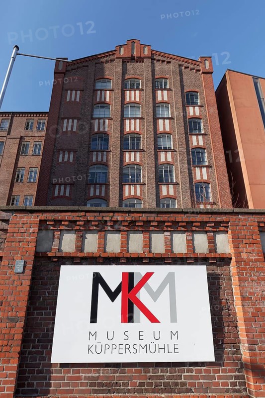Küppersmühle Museum of Modern Art, MKM, former flour mill, Duisburg inner harbour, Duisburg, North Rhine-Westphalia, Germany