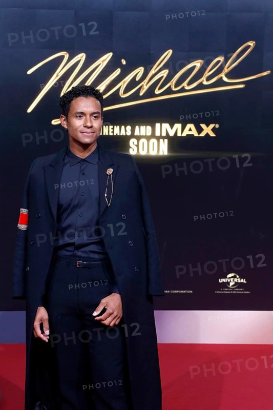 Jaafar Jackson at the world premiere of the movie Michael on Uber Platz in Berlin on 10.04.2026