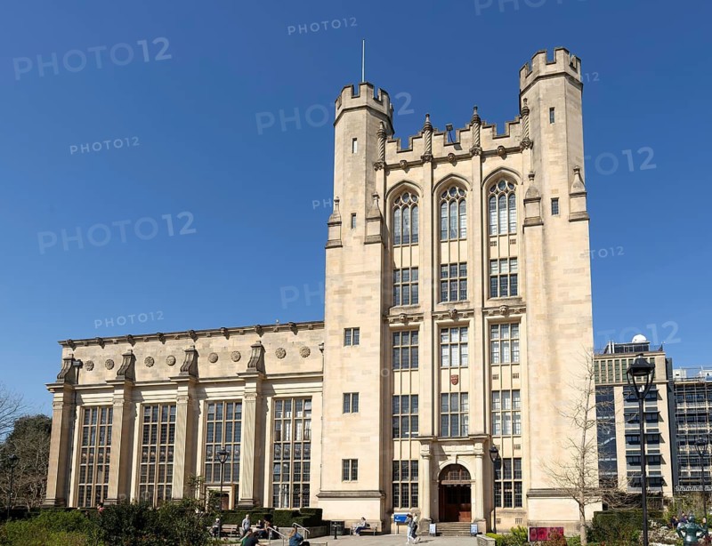 Wills Physics department building, University of Bristol, England, UK architect Sir George Oatley 1929 Tudor Gothic Revival style