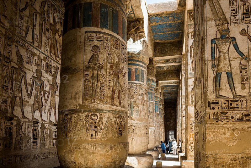 Habu temple, UNESCO World Heritage Site, Thebes, Luxor, Egypt