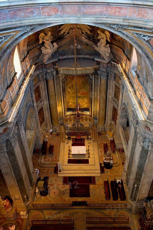 Estrela Basilica and Convent of the Most Sacred Heart of Jesus, Interior view, Lisbon, Portugal
