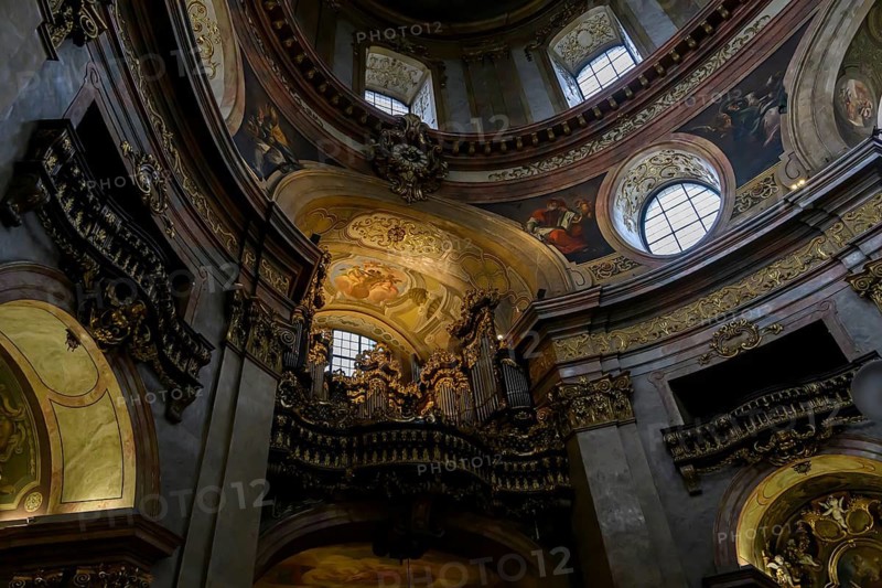 Peterskirche, organ, dome, Vienna