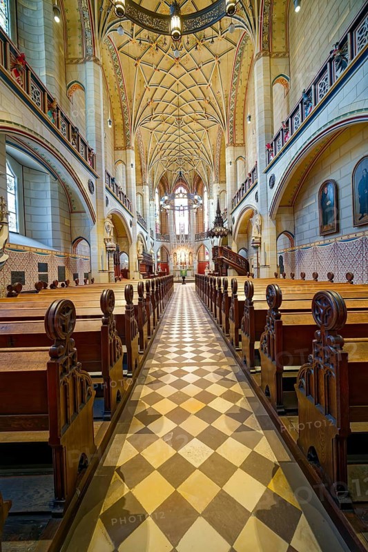 Wittenberg Castle Church, former residence of the Saxon Electors, Renaissance, Reformation, Martin Luther, 95 theses, Luther Memorial, interior view, UNESCO World Heritage Site, Luther city Wittenberg, Saxony-Anhalt, Germany