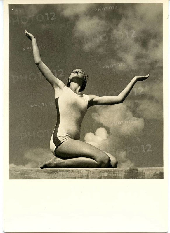 Gymnastics, sport, BDM, ideology, girl, woman, NS patriotic, around 1936, Anna Koppitz