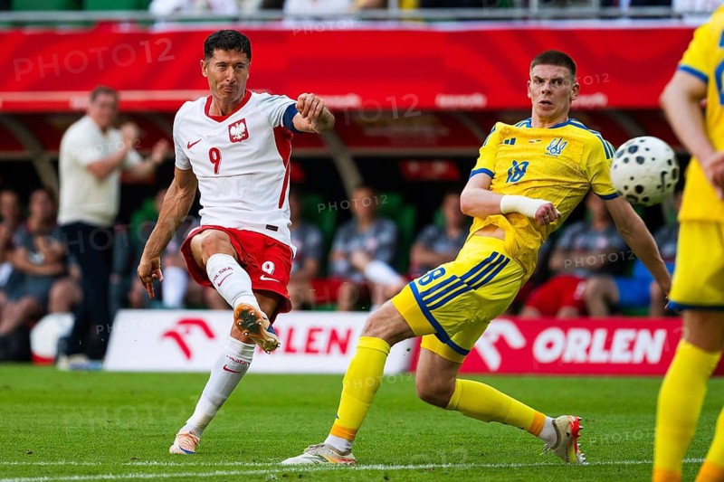 WROCLAW, POLAND, MAY 31, 2026: Friendly football match Poland vs Ukraine. Robert Lewandowski