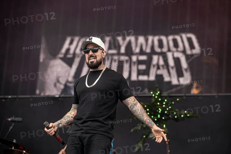 Daniel Murillo, singer of Hollywood Undead live at Rock im Park on Zeppelin Field in Nuremberg on 06.06.2026