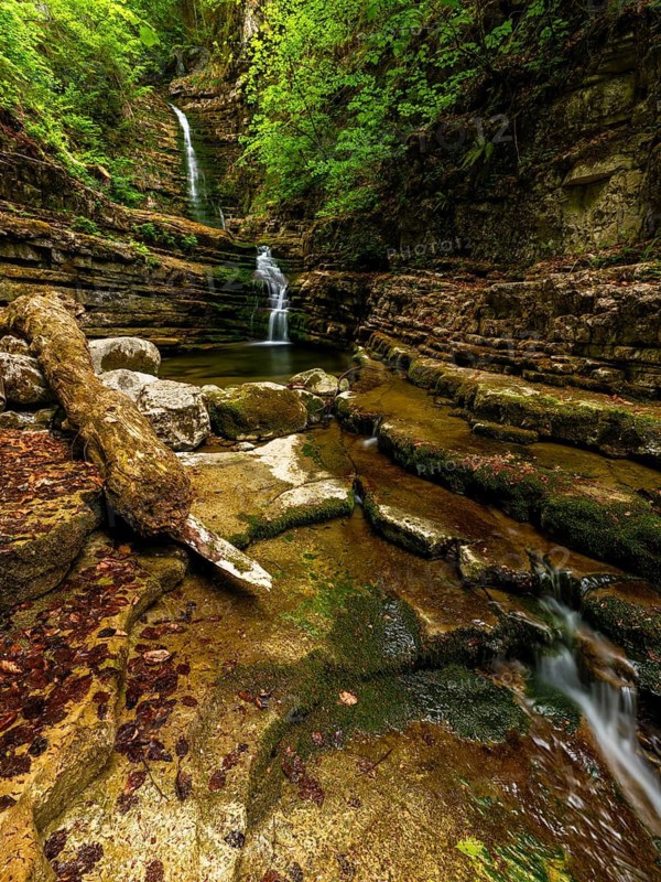 Taugl, Tauglbach, Taugl Gorge, Bad Vigaun, Tennengau, Salzburg, Austria