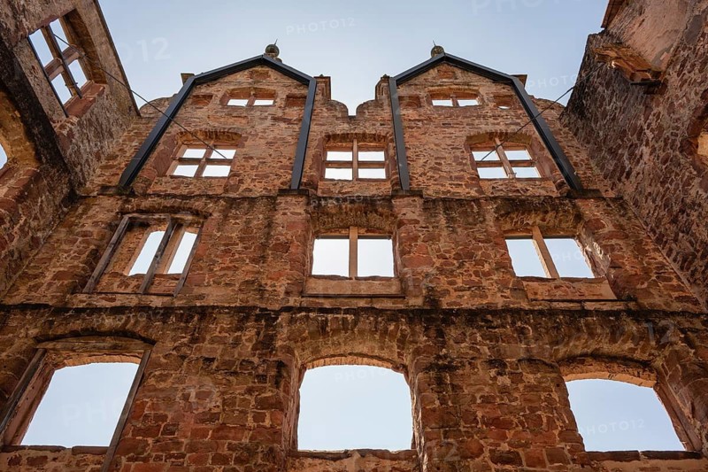 Ruin of the former hunting lodge 1586, built in Renaissance style in 1592 and destroyed by fire in 1692, Hirsau, Calw, Nagold Valley, Northern Black Forest Black Forest, Germany