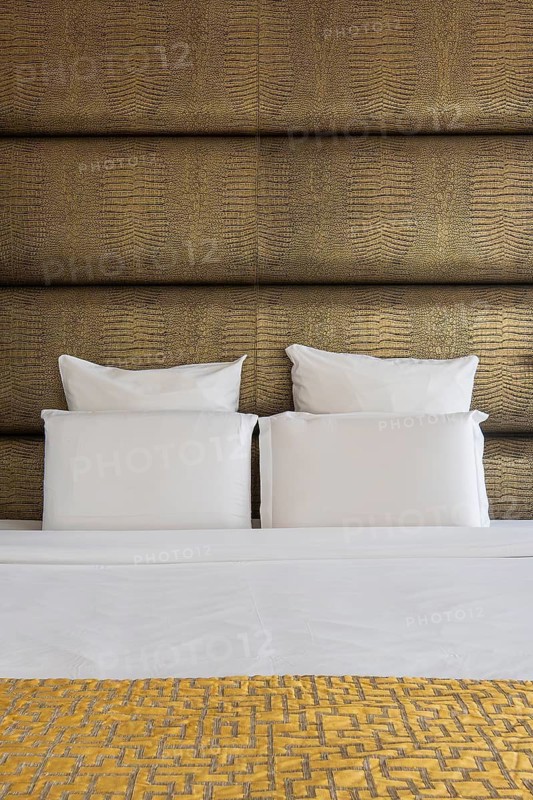 Hotel room double bed, Dubai, United Arab Emirates, UAE