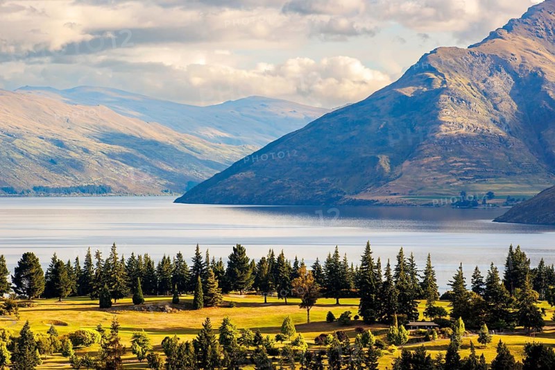 Lake Wakatipu framed by the Remarkables, Queenstown, New Zealand