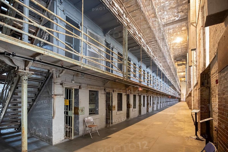 Mansfield, Ohio - The West Cell Block at the Ohio State Reformatory. The prison opened in 1896 and was closed in 1990 by a federal court because of overcrowding and inhumane conditions. Built for 1500 inmates, it held more than twice that number much of the time. The prison now offers daily tours, and has been the site of many films