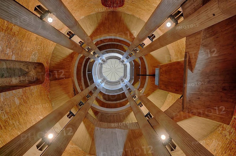 Interior view, bell tower, French Cathedral, Gendarmenmarkt, Mitte District, Berlin, Germany