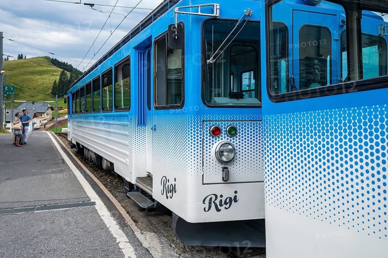 Arth Rigi Railway Railcar, Rigi Staffel, Arth, Switzerland