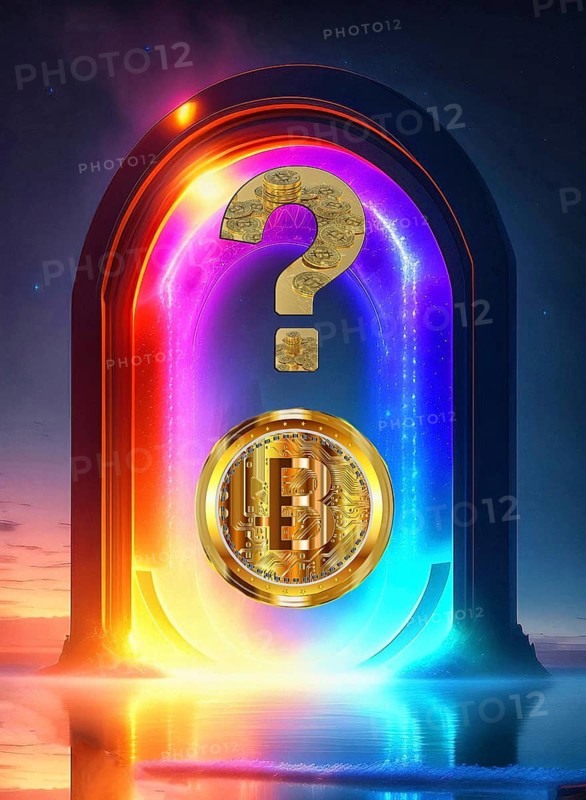 Symbolic image, bitcoin against dollar, question mark, stock market prices, uncertain digital currency, Trump bitcoin assets through dubious actions, resources, energy, industry, critical economy, stock market hype, stock market crash, payment, insolvency, wrong decisions, maximum profit, profit slump, stock prices, location Germany, global economy, globalization, environmental protection, mafia, Trump government, Bitcoin rally, cryptocurrency, electronic wallet wallet, crypto reserve, price Development, stock exchange trading