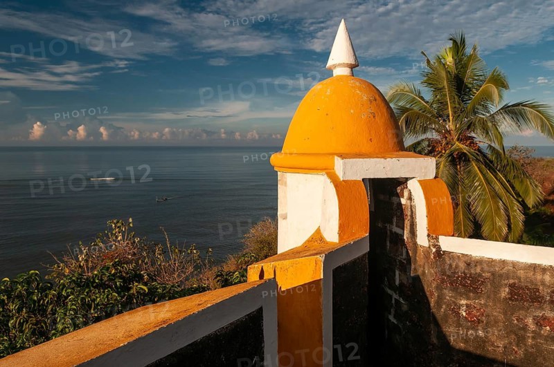 Fortress, Fort Terekol, Goa, Terekol, Goa, South India, India