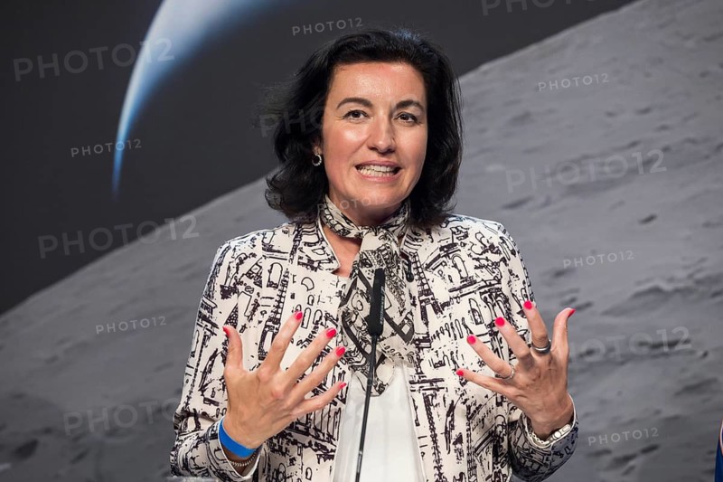 Dorothee Bär (Federal Minister for Research, Technology and Space of the Federal Republic of Germany, CSU) during a tour of the ILA (International Aerospace Exhibition) on 10 June 2026 at the Berlin-Schönefeld Exhibition Centre