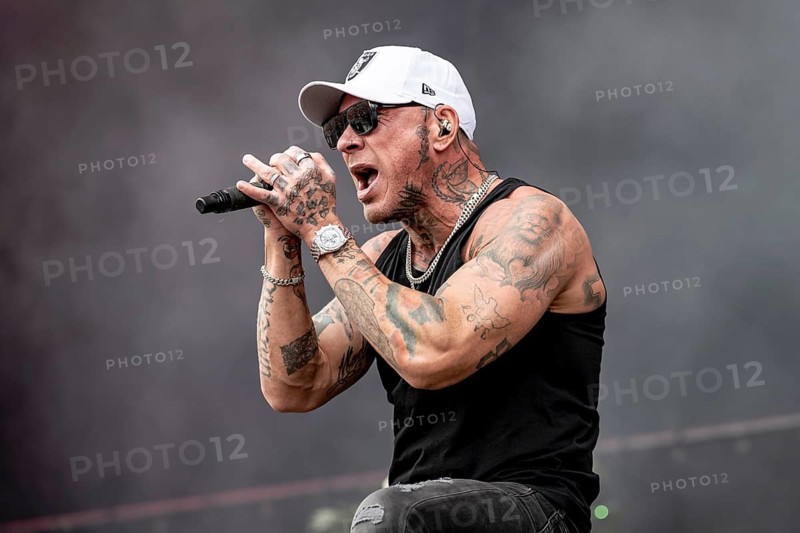 George Johnny 3 Tears Ragan, rapper from Hollywood Undead live at Rock im Park on Zeppelin Field in Nuremberg on 06.06.2026