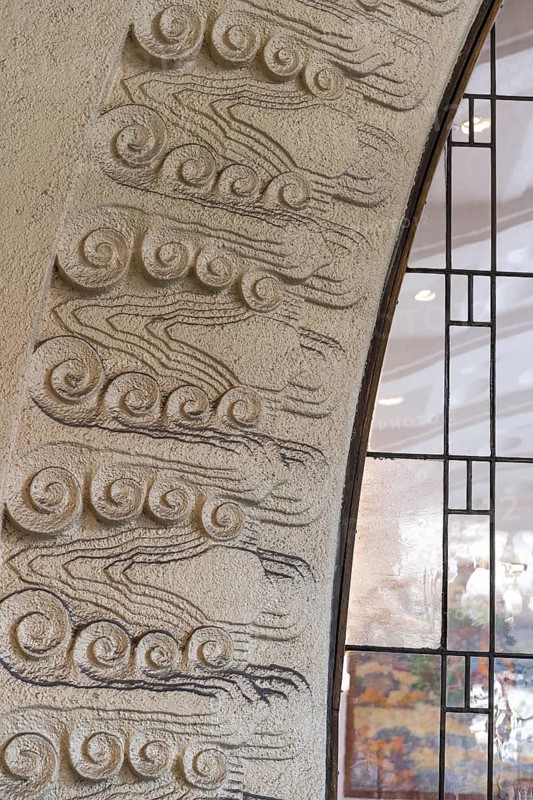 Detail station concourse, Helsinki Central Station or Helsingin päärautatieasema, Finland