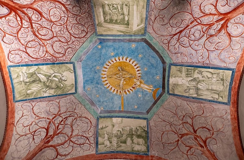 Ceiling painting, Diocesan Museum, Osnabrück, Lower Saxony, Germany
