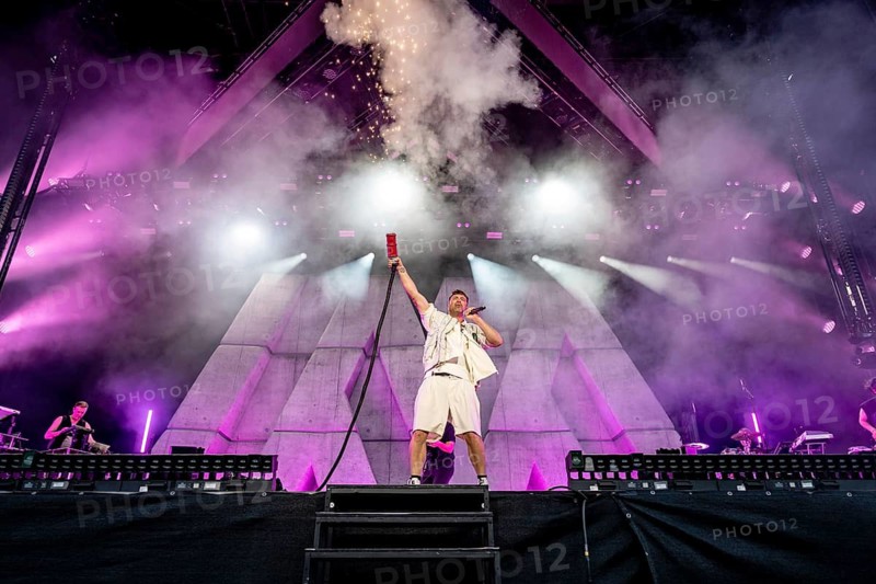 Marteria with spark sprayer live at Rock im Park on Zeppelin Field in Nuremberg on 05.06.2026