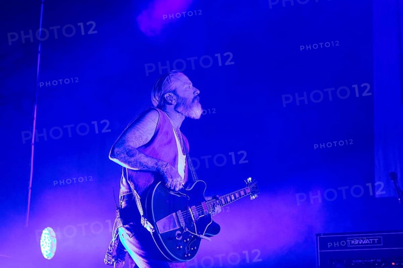 Dallas Green (vocals, rhythm guitar) from the Canadian band Alexisonfire, live at Huxleys Neue Welt in Berlin on 17 June 2026