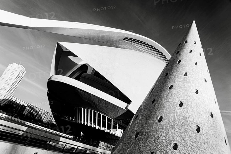 The City of Arts and Sciences by architect Santiago Calatrava, Valencia, Spain