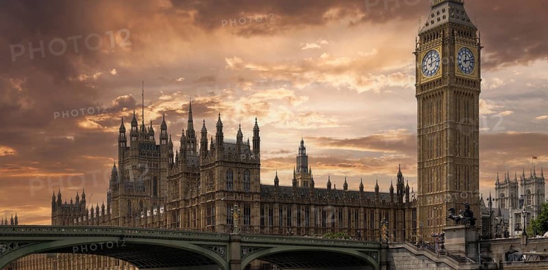 London, Tower of Big Ben on Parliament Square, Great Bell of Clock