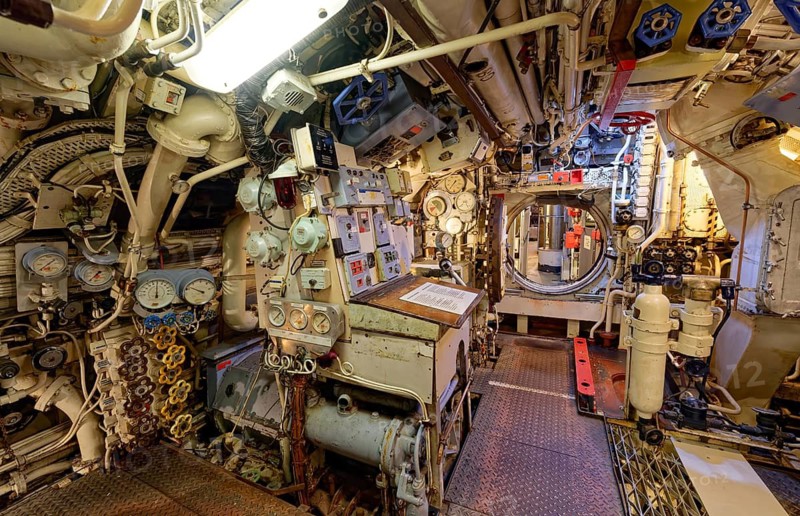 Museum submarine H.M.S.Otus. Sassnitz, Mecklenburg-Western Pomerania, Germany