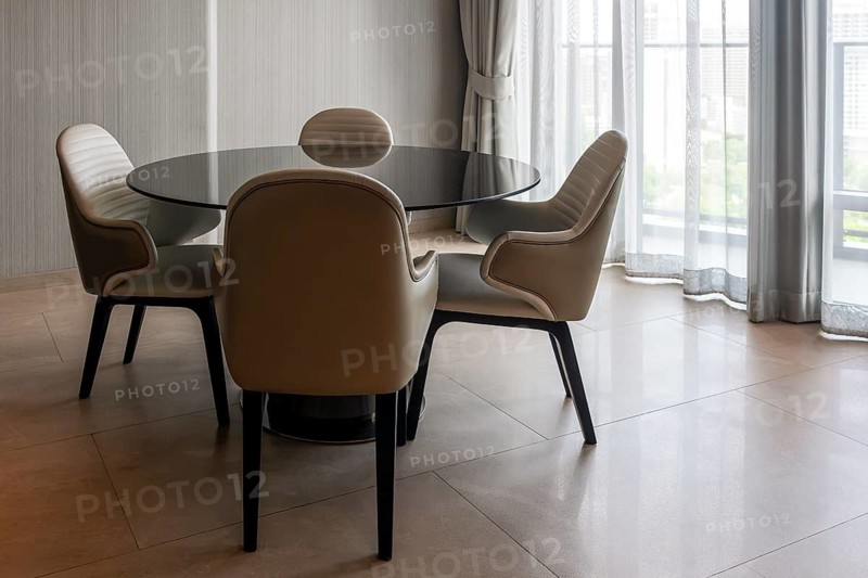 Hotel room round table, Pattaya, Thailand