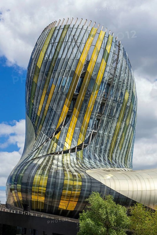 The Citè du Vin wine museum in Bordeaux, Gironde, France