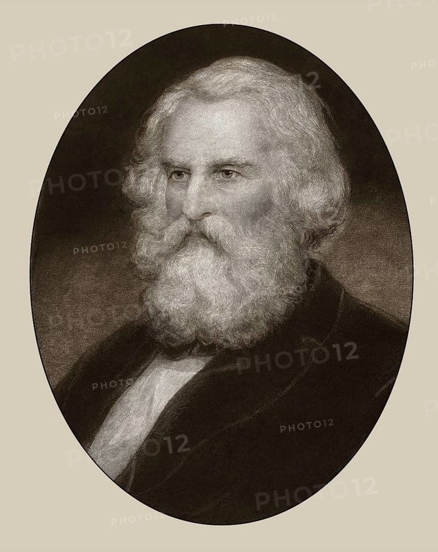Henry Wadsworth Longfellow, 1807 – 1882, American poet, digitally edited