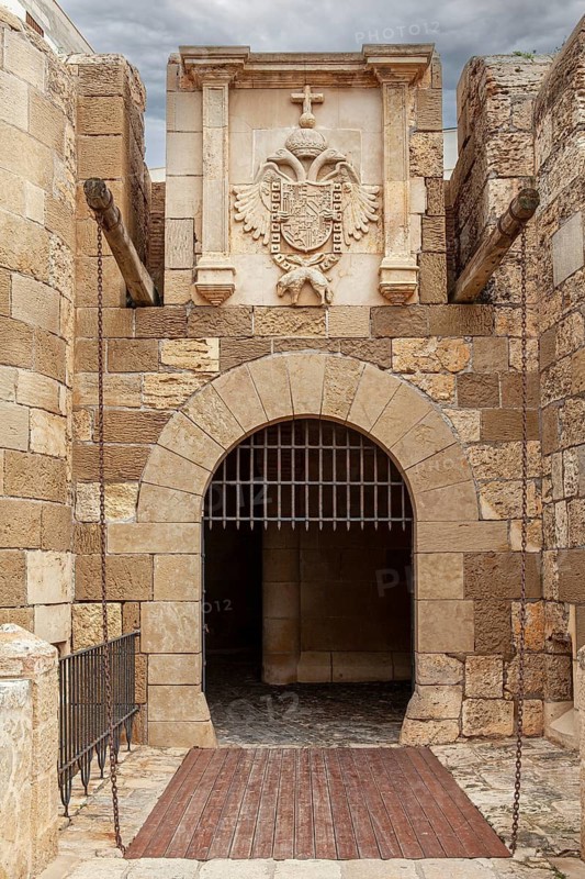 The old city of Melilla has four enclosures that were built in different centuries starting from the XV up to the XVIII, North Africa