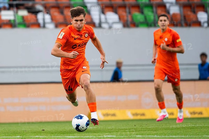 LUBIN, POLAND - JULY 27, 2026: Polish football Top League match between KGHM Zaglebie Lubin vs Piast Gliwice. In action Regula Marcel
