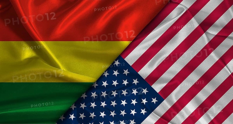 Bilateral relations between Bolivia and United States. Flag of Bolivia and United States