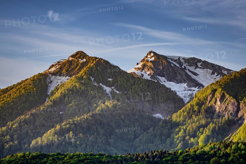 Mountains landscape. Krasnaya Polyana. Sochi. Russia