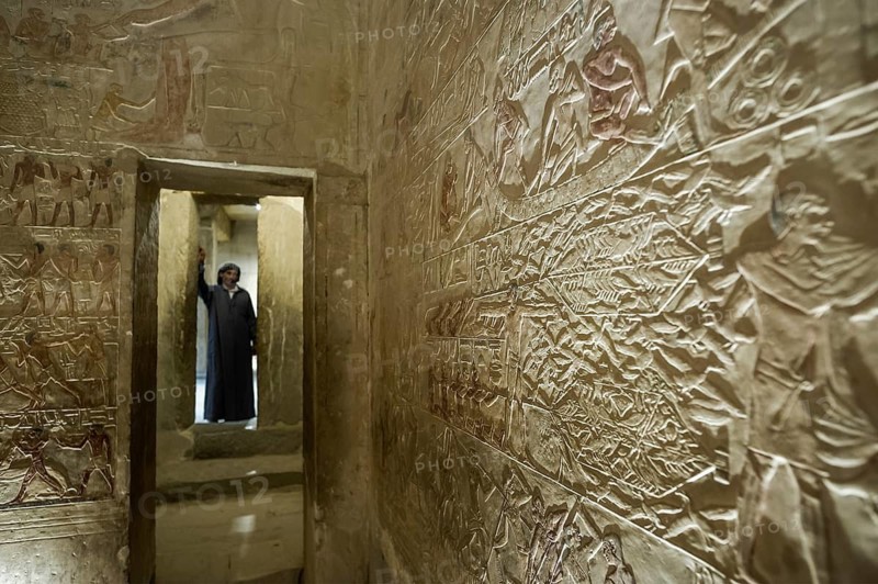 Tomb of Ptahhotep, Sakkara, Saqqara, UNESCO World Heritage Site, Memphis, Cairo, Egypt