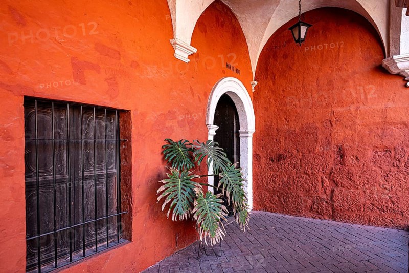 Santa Catalina Monastery of the Sisters of the Order of St. Catherine of Siena, partial view, UNESCO World Heritage Site, Arequipa, South Peru, South America