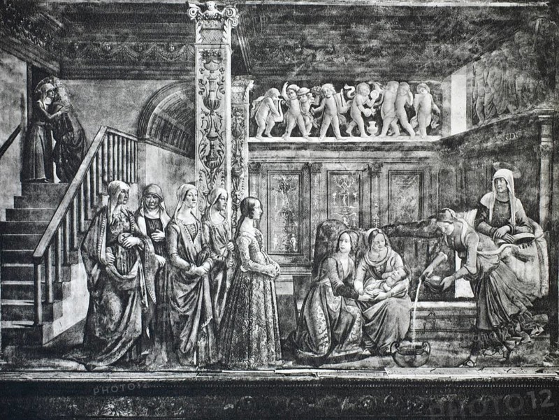 Florentine citizens around 1480-1490, Florence, Italy, authentic, high-resolution reproduction from a 19th century model, exact date of depiction unknown, historical