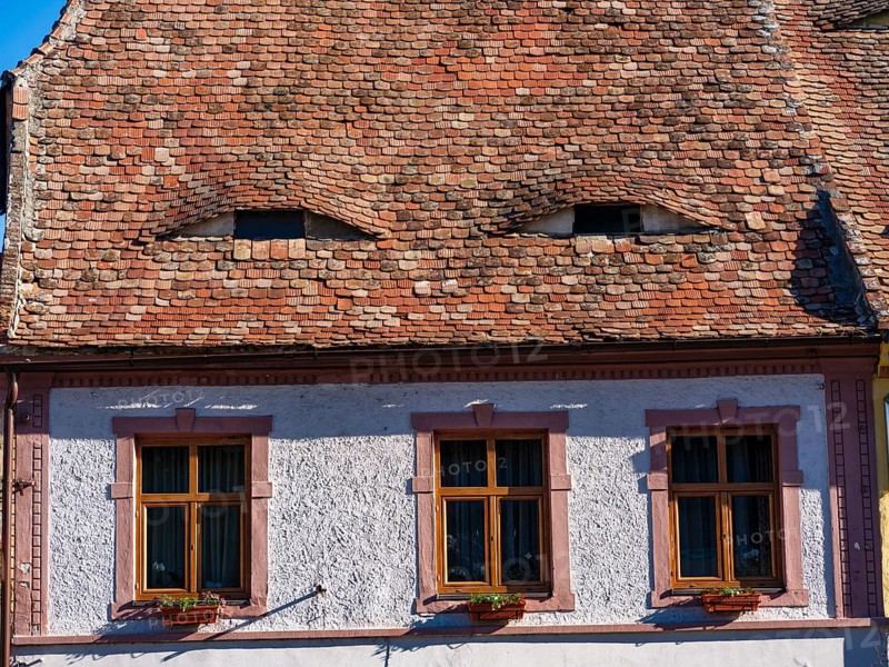 Skylight, eyes of the city, Sibiu, Sibiu, Transylvania, Romania