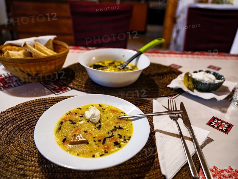Shorba, traditional soup, Romania