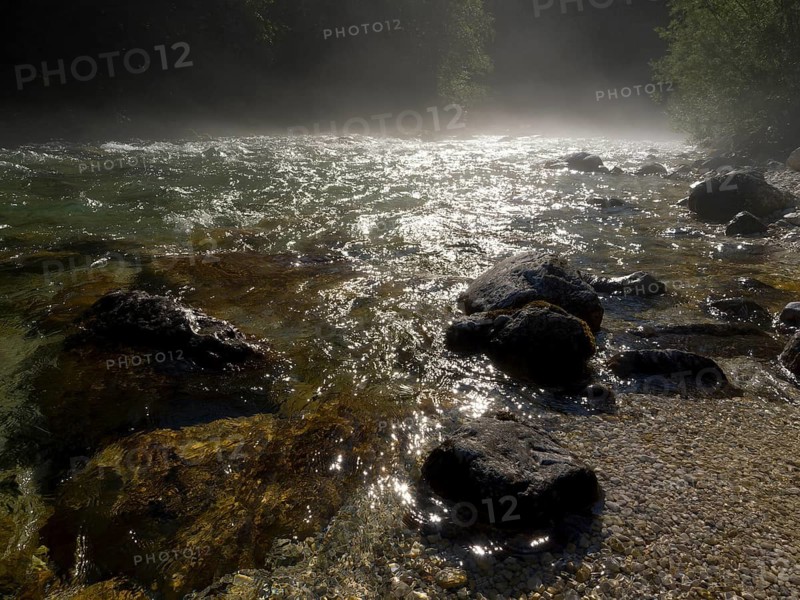 Sparkling river, Koritnice, Triglav National Park, Slovenia