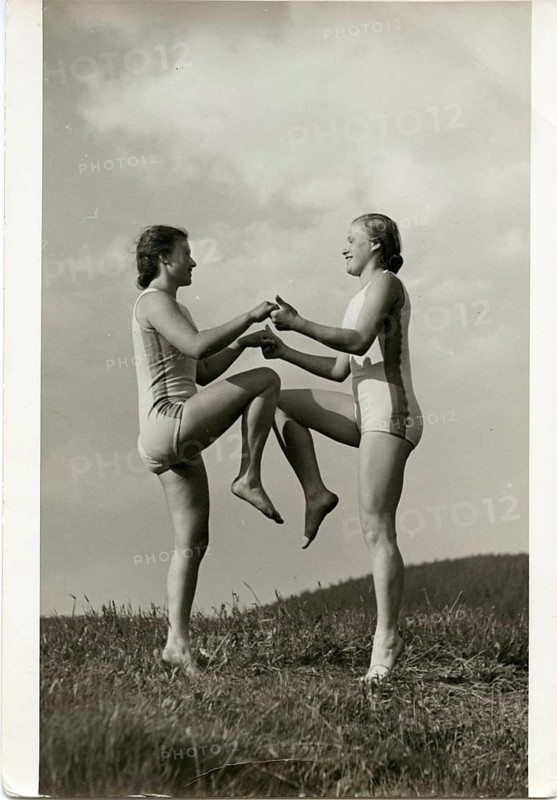 Gymnastics, Mensendieck, woman, girls, sports, dance, around 1932