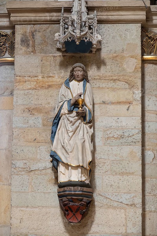 Apostle figure, St. Peter's Cathedral, Osnabrück, Lower Saxony, Germany