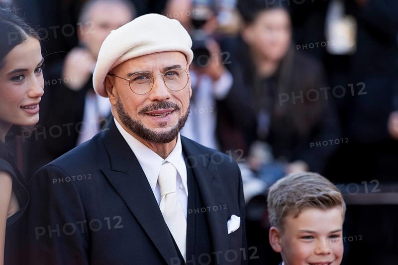 John Travolta at Karma on the Red Carpet at the Palais des Festivals et des Congrès during the 79th Cannes International Film Festival. The 79th Cannes International Film Festival will take place from May 12 to 23, 2026