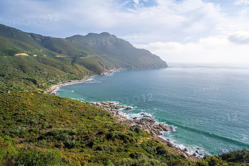 Hout Bay and Chapman's Peak Drive, coast near Cape Town, South Africa